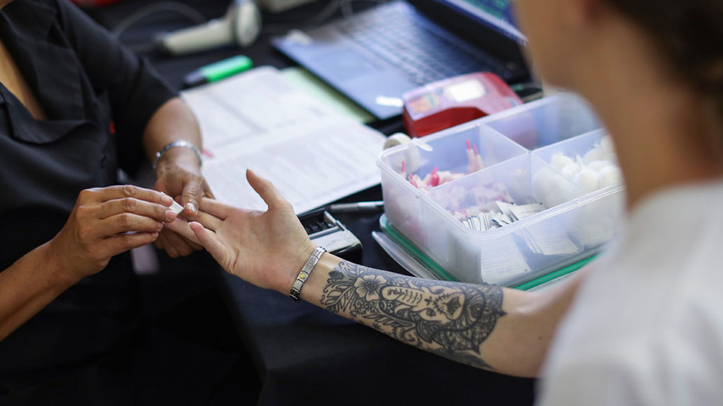 Can you donate blood with tattoos