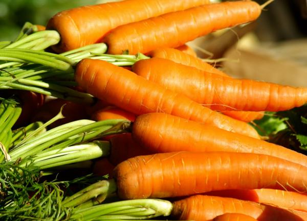 What vitamins does carrot have